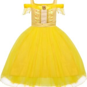 Princess Belle Costume for kids (BEAUTY & THE BEAST)