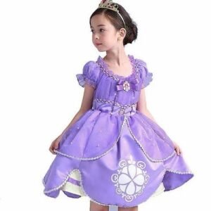 Princess Sofia costume for kids including Wand and Crown
