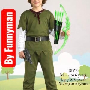 Robin Hood costume for kids for size 4 years to 10 years