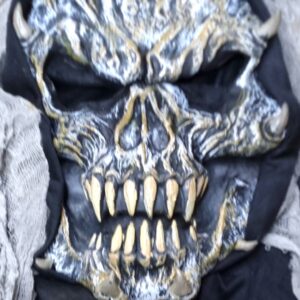 Halloween Grim Reaper Mask made by rubber easy to wear.