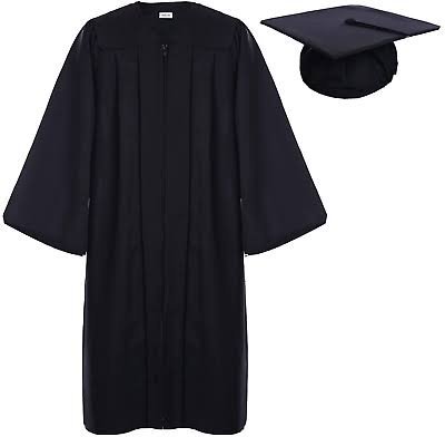 Graduation Gown for kids with graduation Hat - Image 2