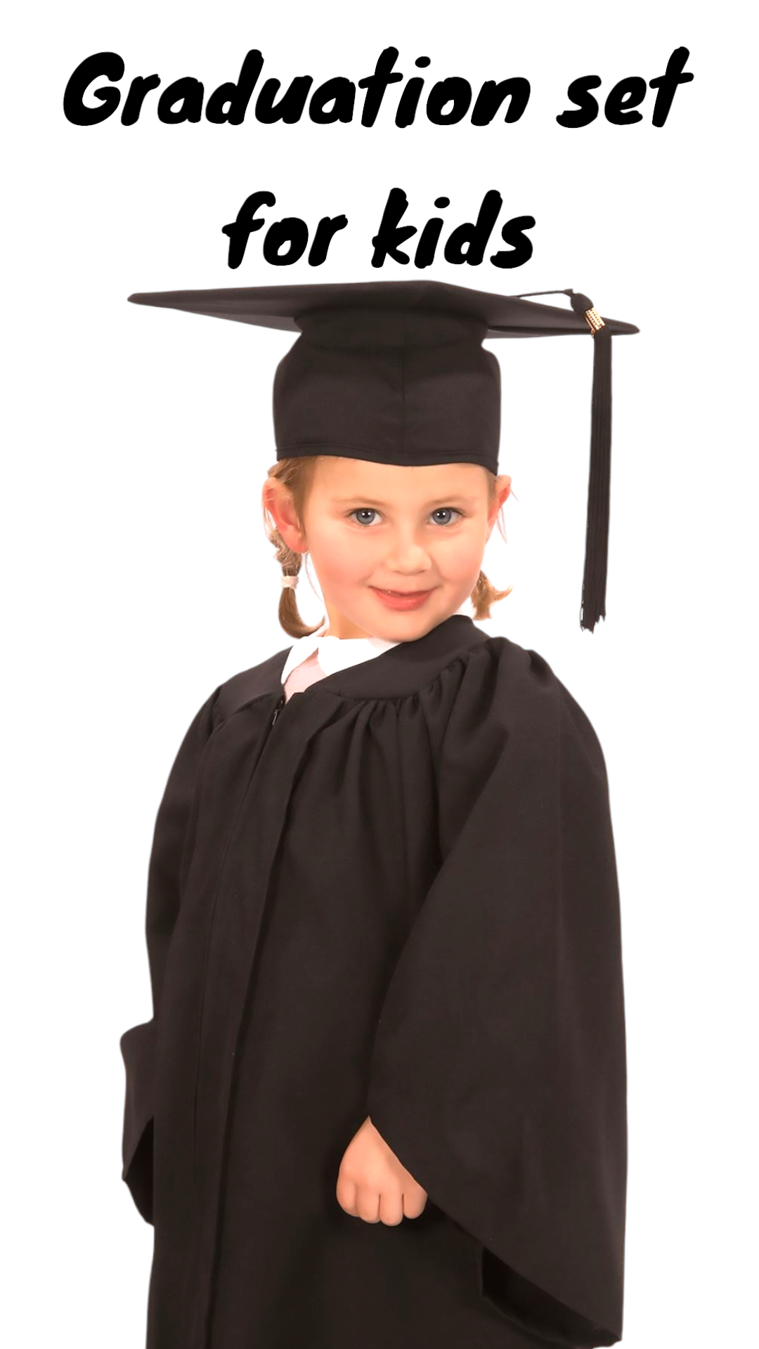 Graduation Gown for kids with graduation Hat