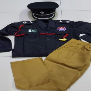 Police Man Costume Set for kids from size 3 to 12 years