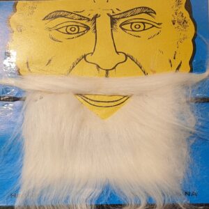 White Beard and Mustache set. 