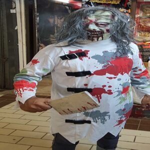 Halloween Deluxe Bloody Butcher Costume For Adult size