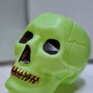 Green Human skull Glow In The Dark Best for Halloween Decorations