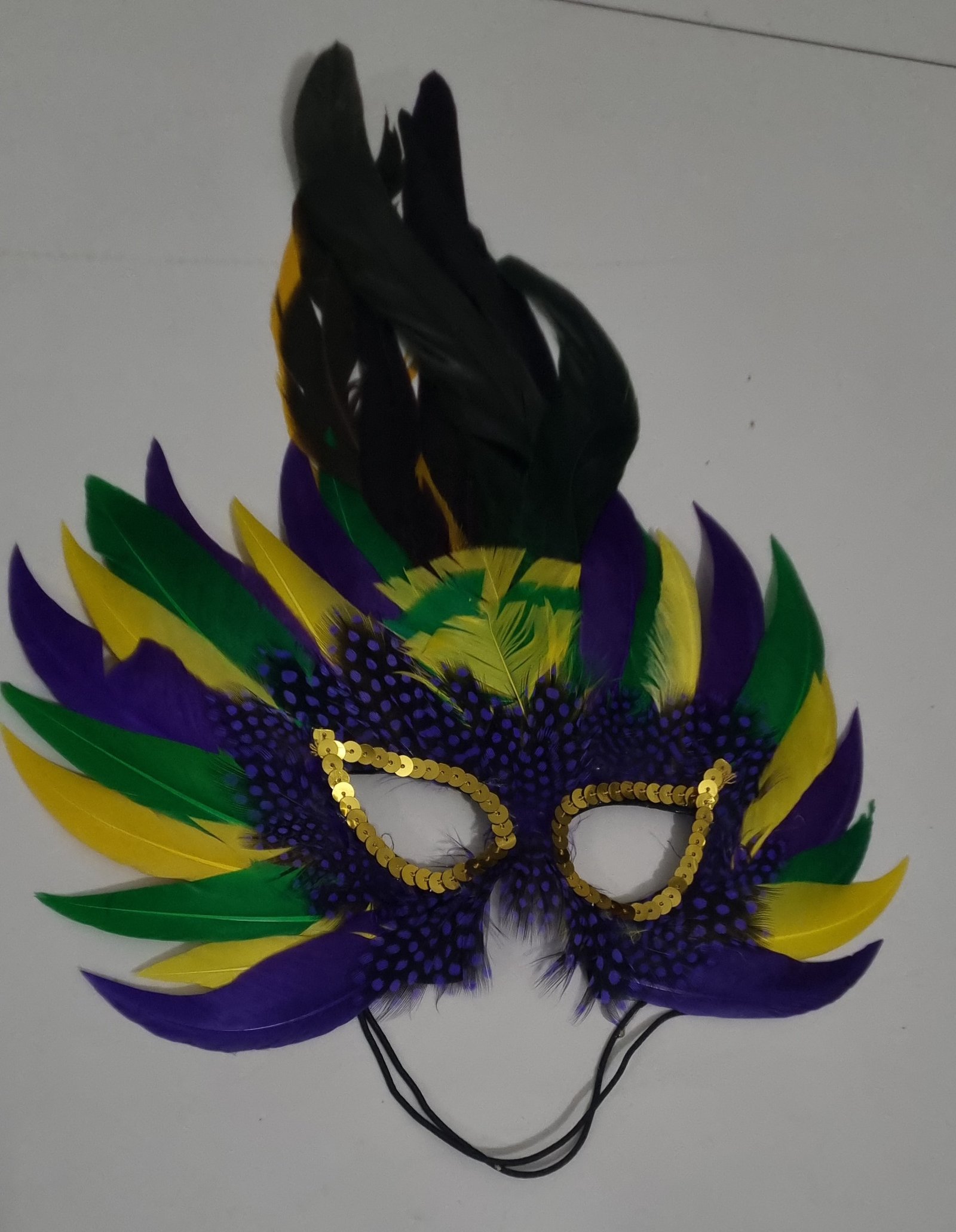 Feather Eye Mask in Multicolor...