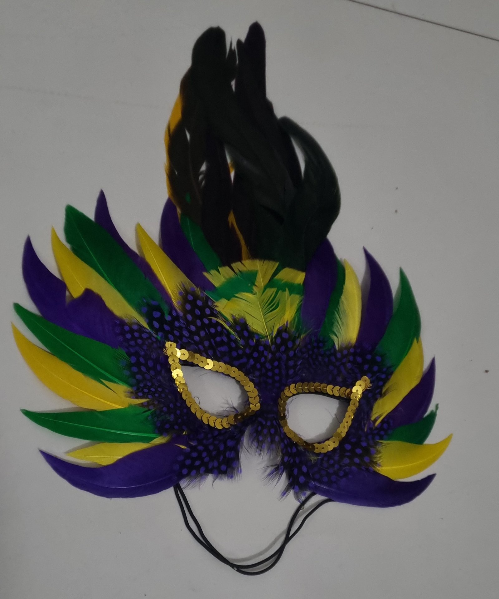 Feather Eye Mask in Multicolor... - Image 2