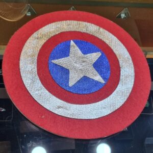 Captain America shield (made of rubber unbreakable)