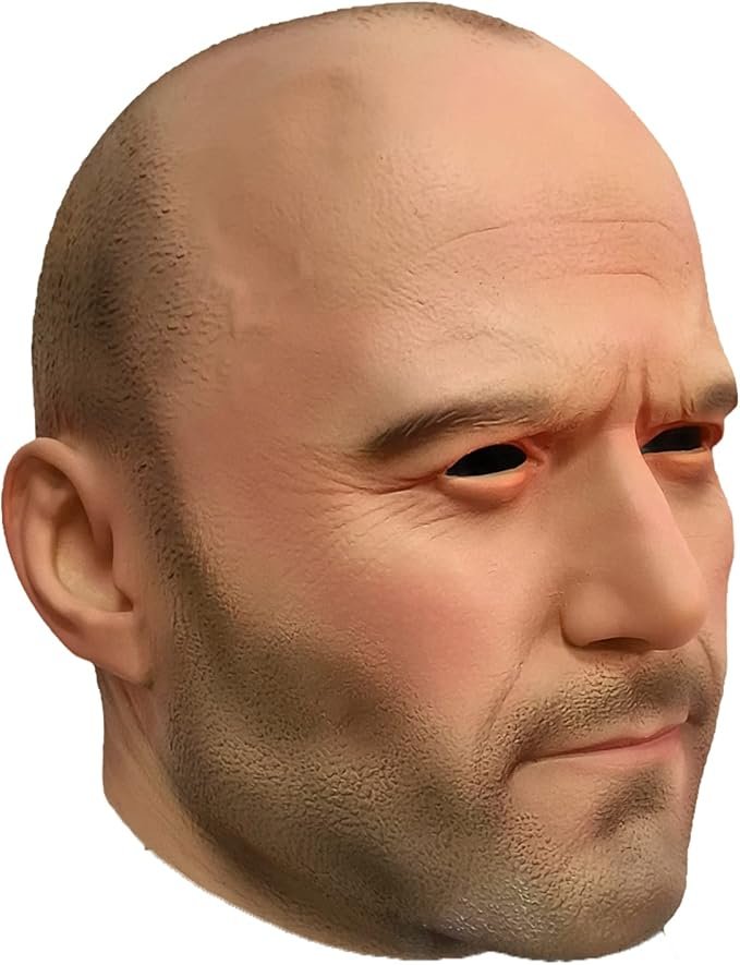 Full Face Jason Statham Latex Mask - Image 4