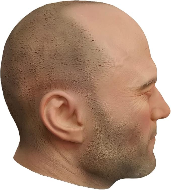 Full Face Jason Statham Latex Mask - Image 2