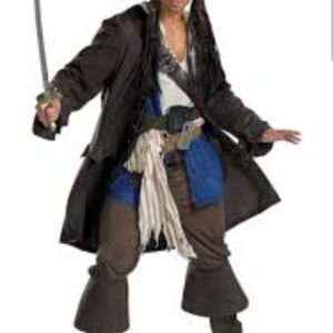 Captain Jack Sparrow Costume for Adult size