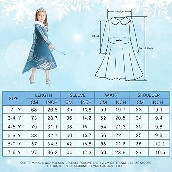 Girls NEW Frozen 2 Elsa Dress Up Fancy Cosplay Kids Costume Party Outfit - Image 4