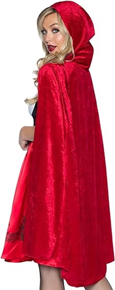 Halloween Little Red Riding Hood Costume Adult Cosplay Party Costume - Image 4