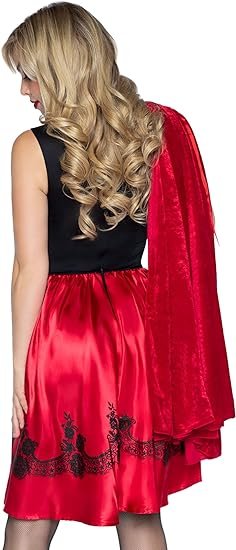 Halloween Little Red Riding Hood Costume Adult Cosplay Party Costume - Image 2