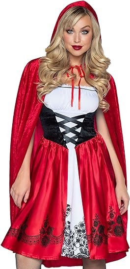 Halloween Little Red Riding Hood Costume Adult Cosplay Party Costume - Image 7