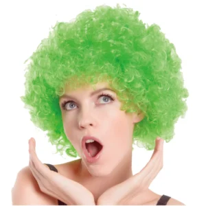 Green Afro Wig (Curly)