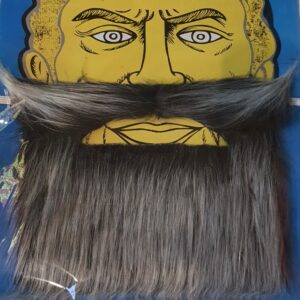 Grey Beard and Mustache set.