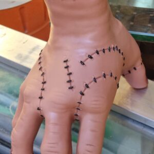 Wednesday Addams Family Thing Hand, Cosplay Hand by Addams Family, Fake Hand Toys Scary Props Halloween Decorations Prop Movie