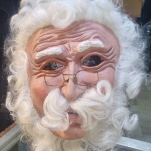 Old Man Mask With Glasses (Half Head Mask)