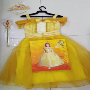 Princess Belle Costume for kids (BEAUTY & THE BEAST)