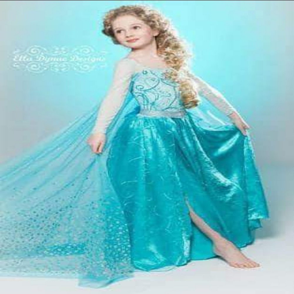 PRINCESS ELSA COSTUME SET FROM THE MOVIE FROZEN - Image 2
