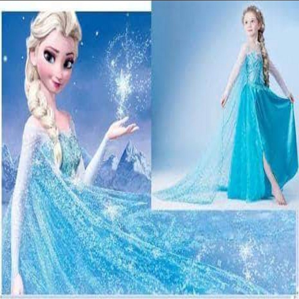 PRINCESS ELSA COSTUME SET FROM THE MOVIE FROZEN - Image 4