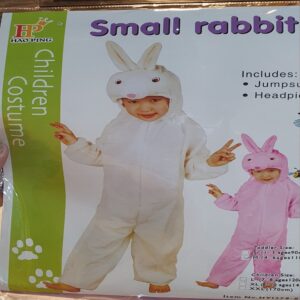 Rabbit animal Costume for kids (white).