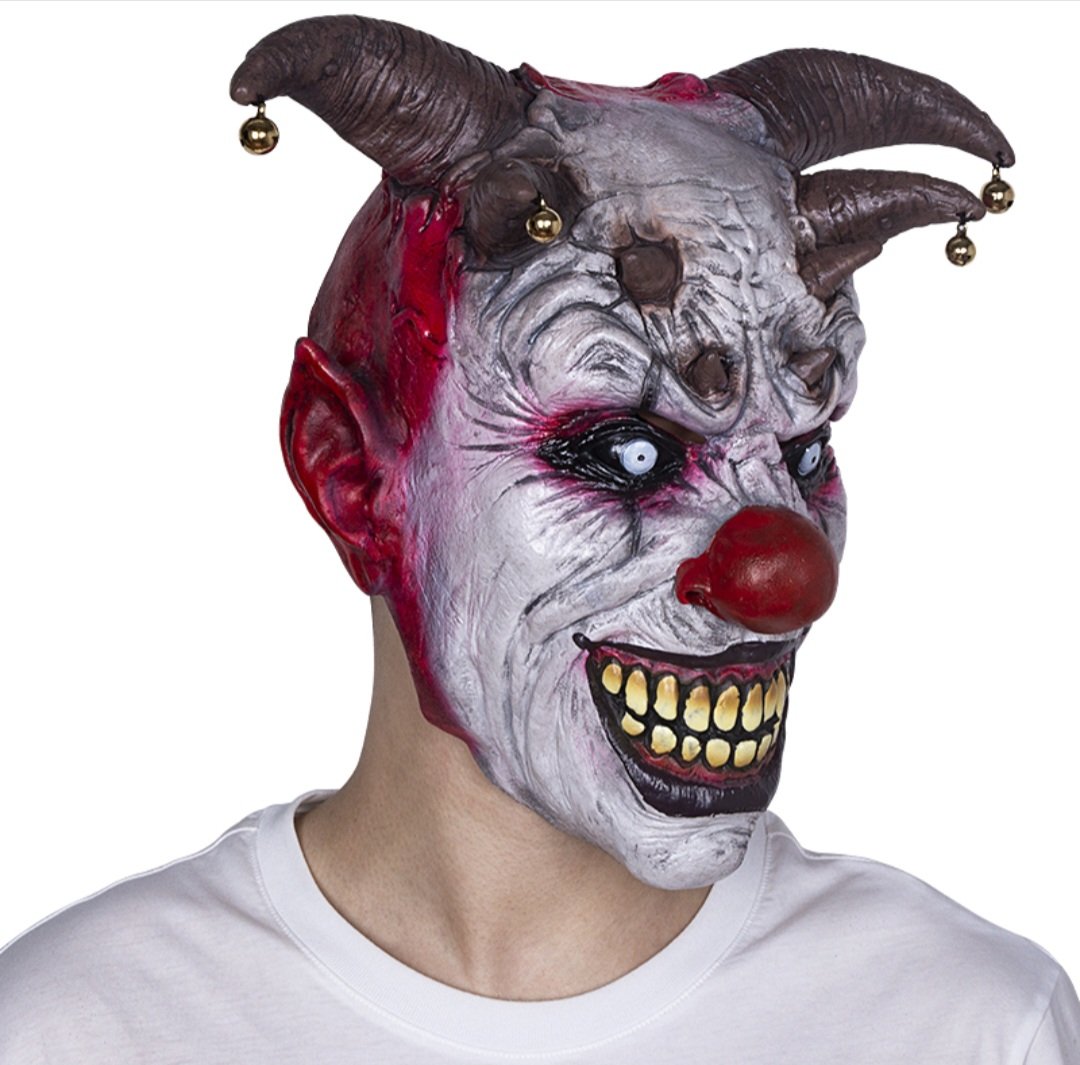 Evil Clown Sheitan Mask made by Rubber - Image 2