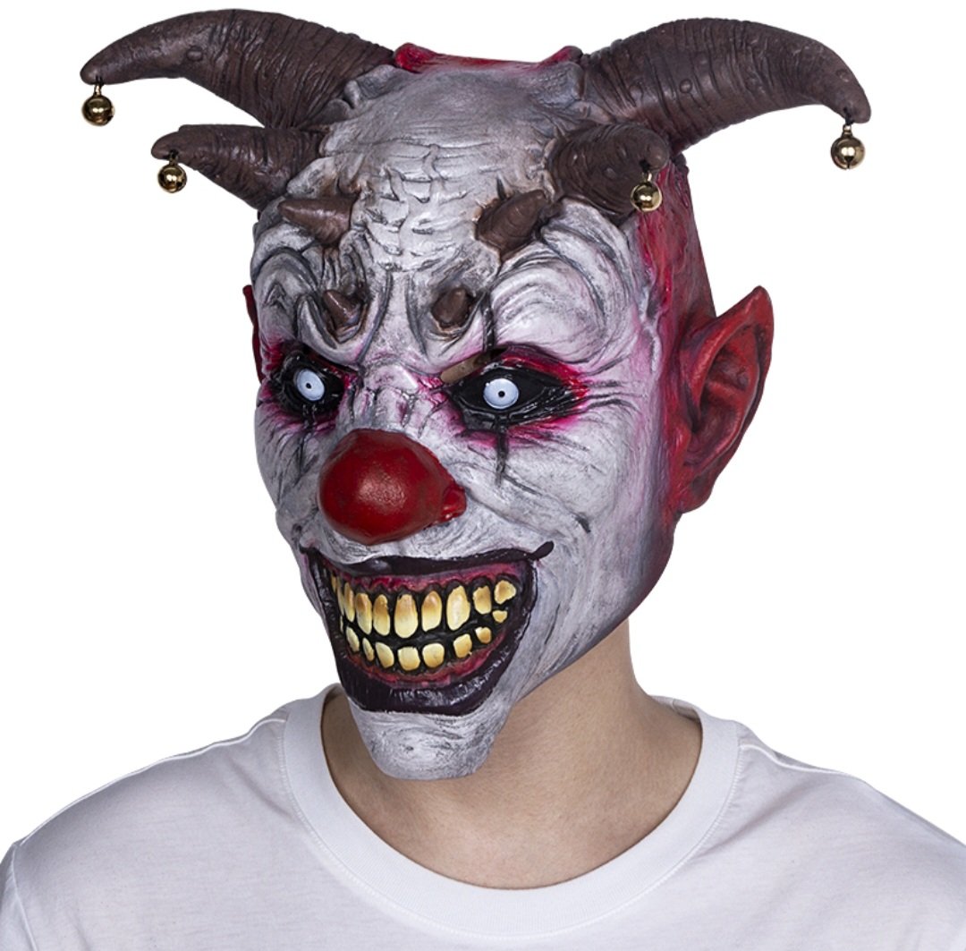 Evil Clown Sheitan Mask made by Rubber - Image 3