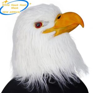 Hawk Masks Latex Bird Mask Full Head Cover Halloween Costume Party Eagle Mask