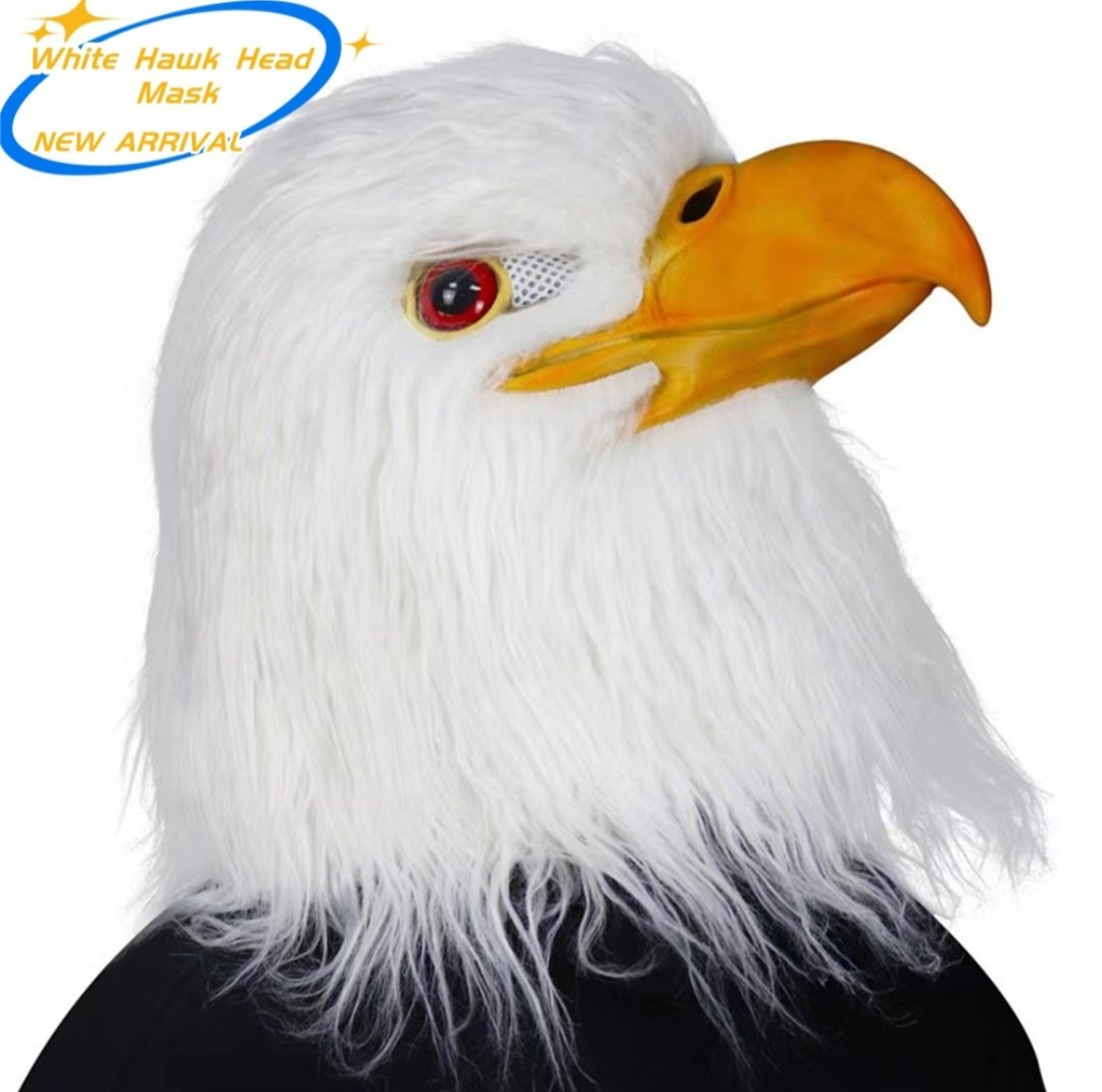 Hawk Masks Latex Bird Mask Full Head Cover Halloween Costume Party Eagle Mask