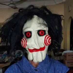 Movie Saw Chainsaw Massacre Jigsaw Puppet Masks