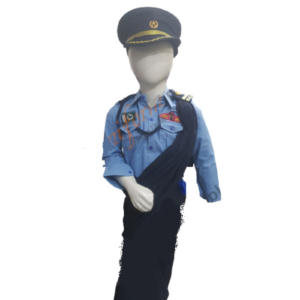 Pakistan Airforce girl Saree Costume