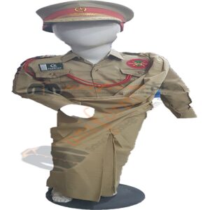 Army Khaki Sari Costume for kids