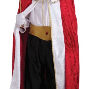 King Costume set for Kids with Wand and extra Crown.