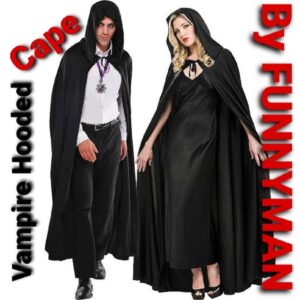 Black Hooded cape