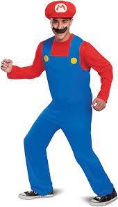 SUPER MARIO COSTUME FOR ADULT SIZE.