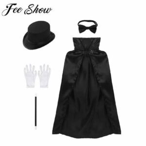 Magician Costume Set with free Magic trick