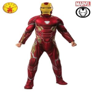 IRON-MAN ADULT SIZE 3D MUSCLE COSTUME
