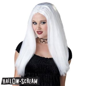 WHITE LONG WIG