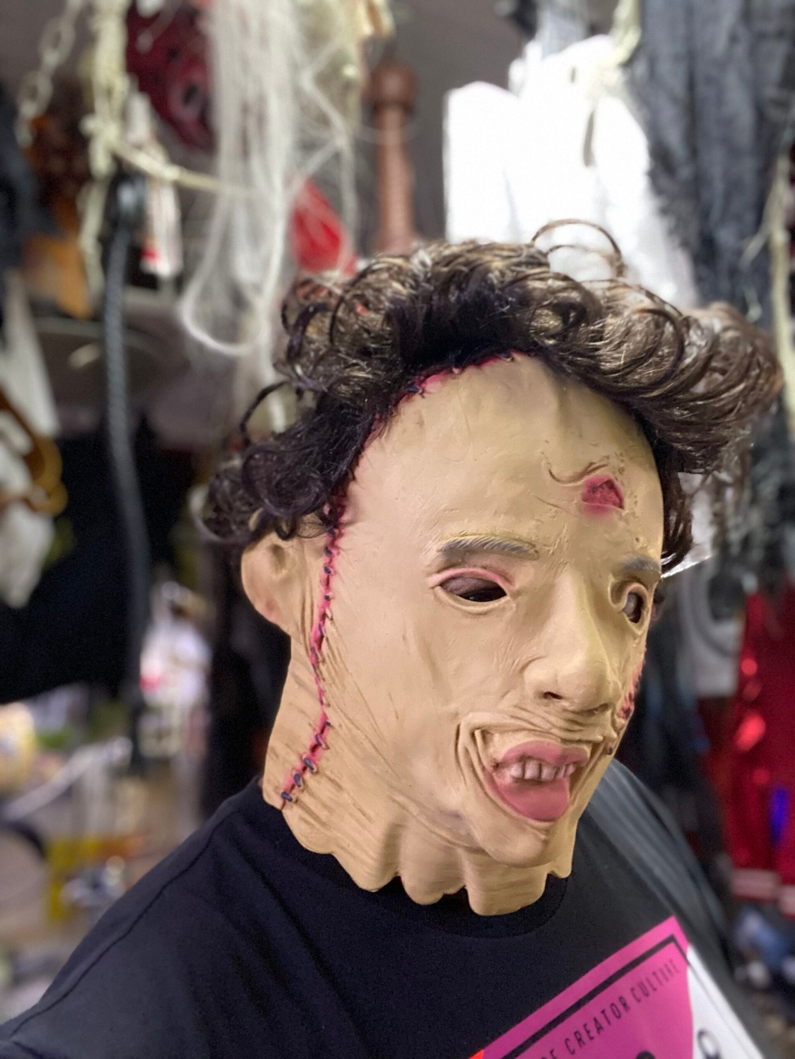Leather face Mask