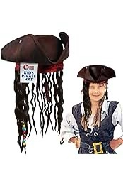 Captain Jack Sparrow Hat pirate hat with hairs.