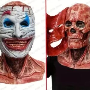 Double Face Clown and Skull Mask best for Halloween parties
