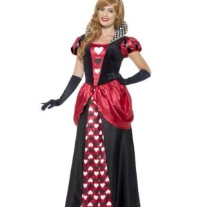 Carded Queen of Hearts Fancy Dress Costume