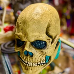 Payday 2 Horror Robber Spooky Skull Modeling Resin Full Face Mask Halloween Stage Performance Haunted House Mask