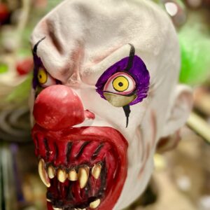 Sinister Clown Mask easy to wear free size made by rubber