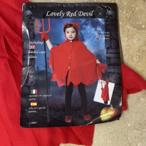 Little Red Devil costume set for kids