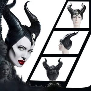 Maleficent headgear by rubber one size fits all