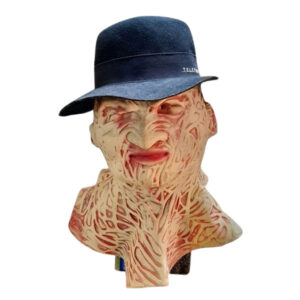 A Nightmare On Elm Street Freddy Krueger Costume Deluxe Overhead Mask With hat